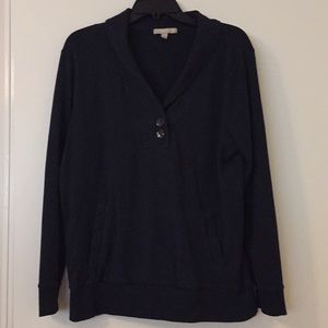 Shawl Collar sweatshirt